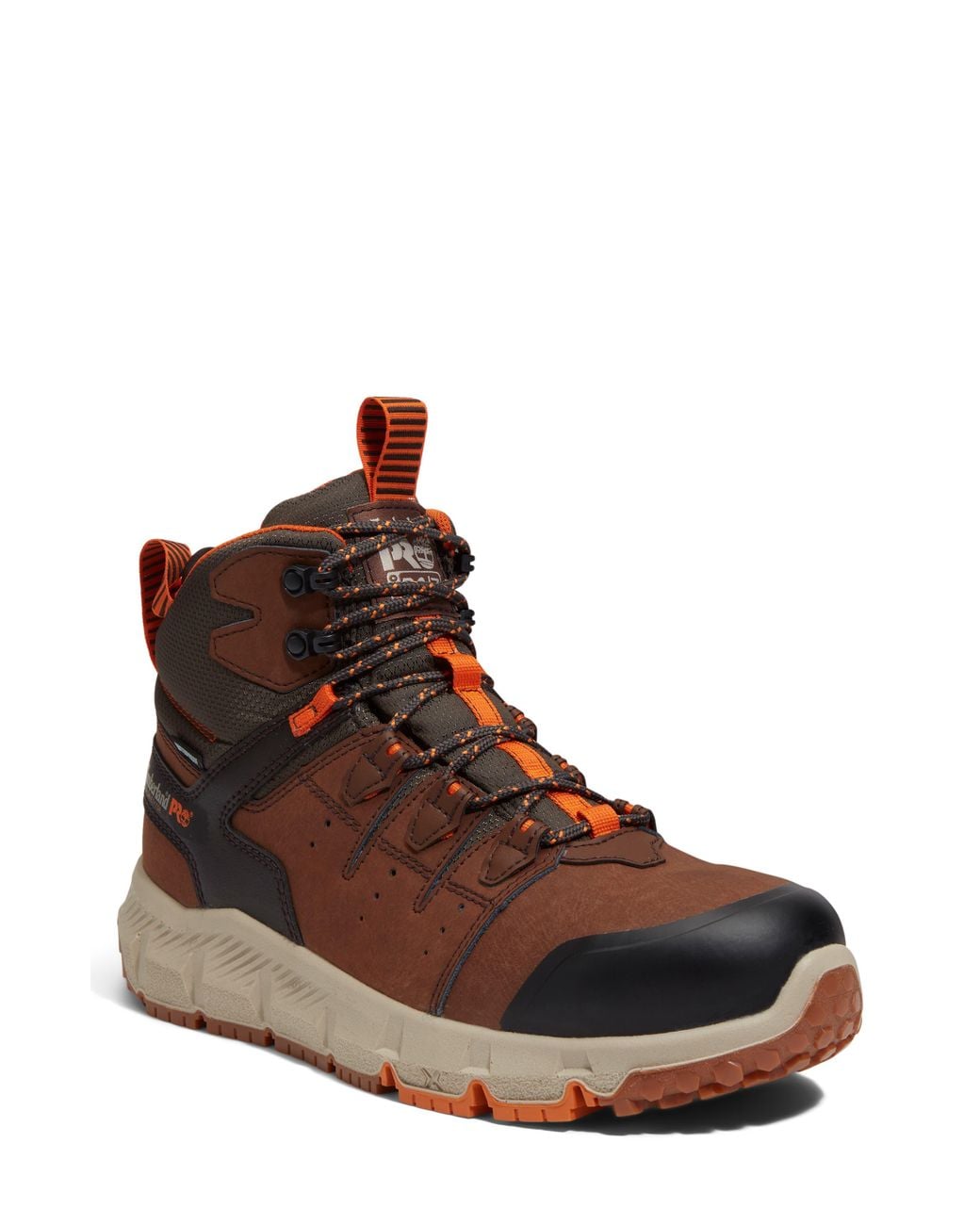 Timberland Brown Tempe 6-Inch Soft Toe Waterproof Work Boot for men