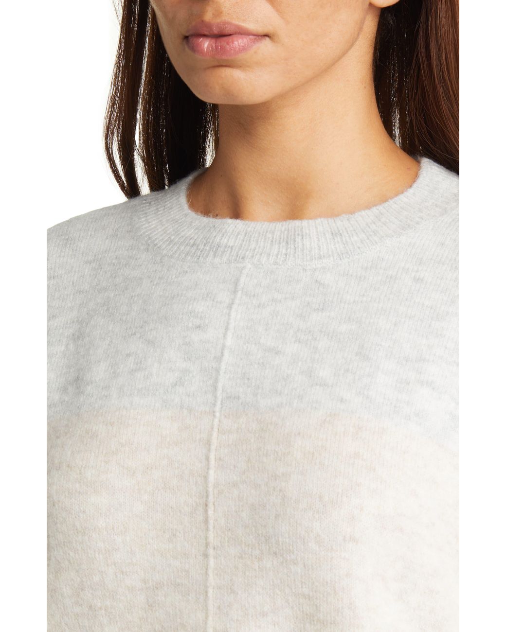 extend shoulder colorblock sweater vince camuto