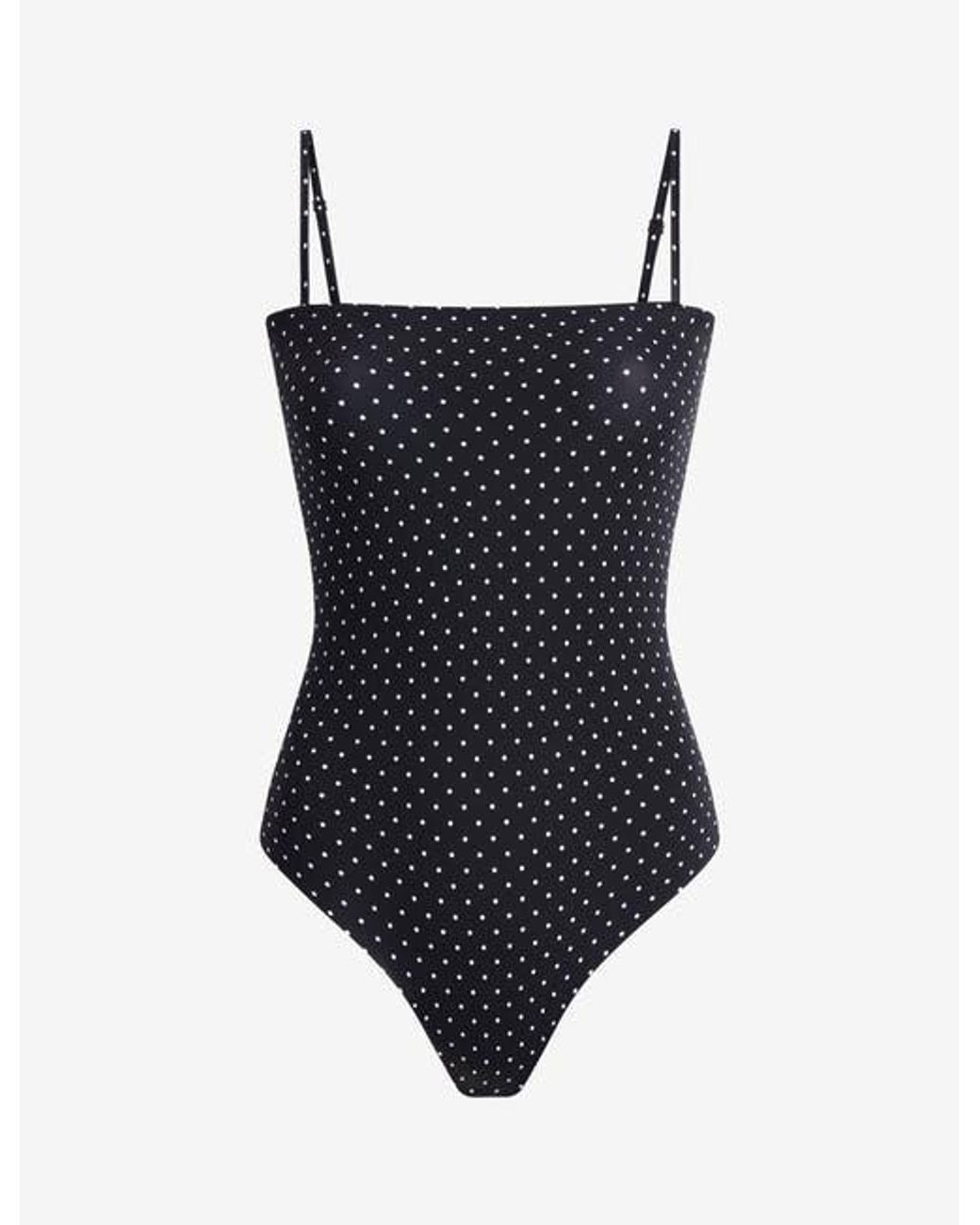 Commando Blue Classic Print Straight Cami Bodysuit