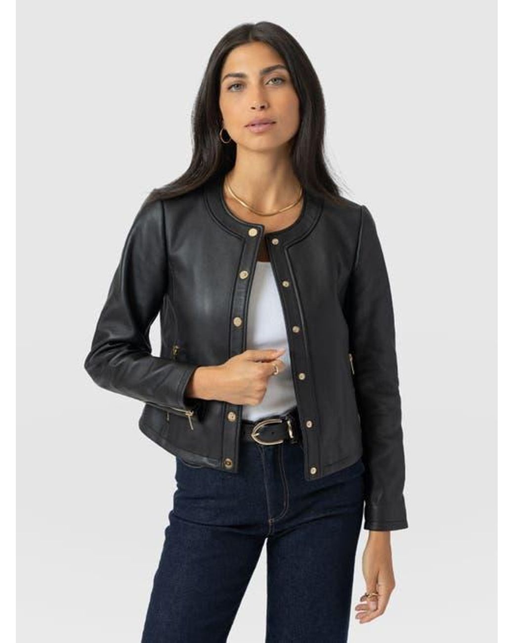 Saint + Sofia Black Skye Jacket