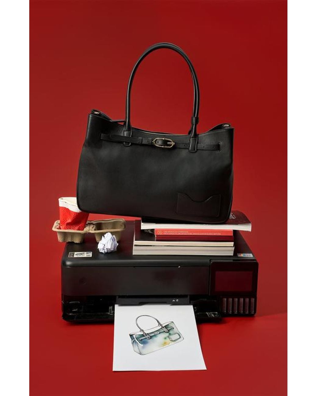 OLEADA Black Marina Tote