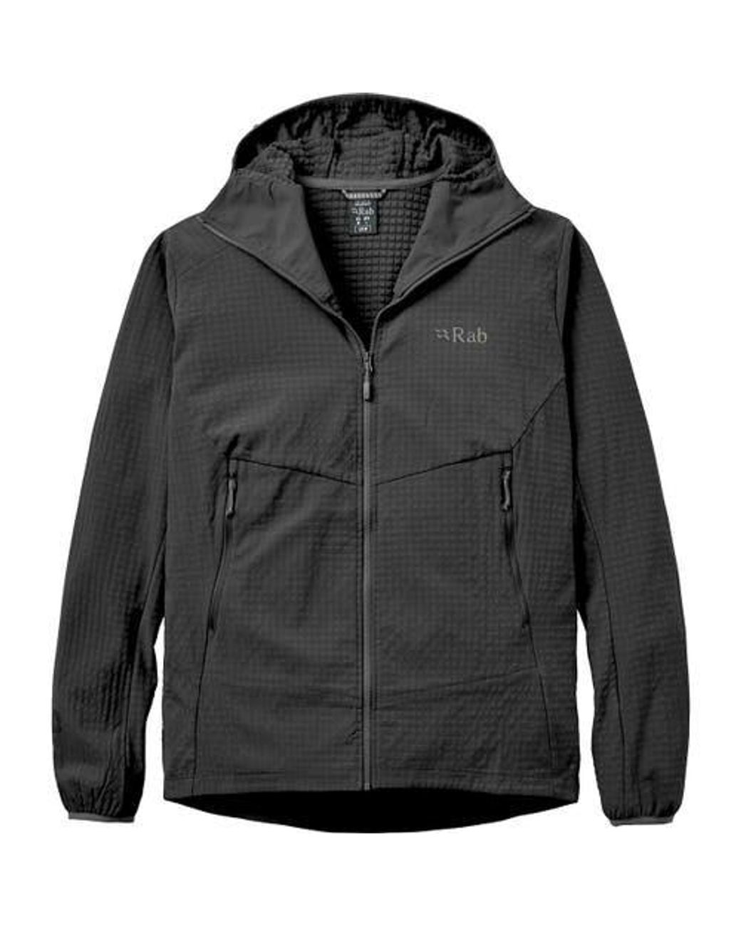 Rab Black Quantra Pro Hoodie for men