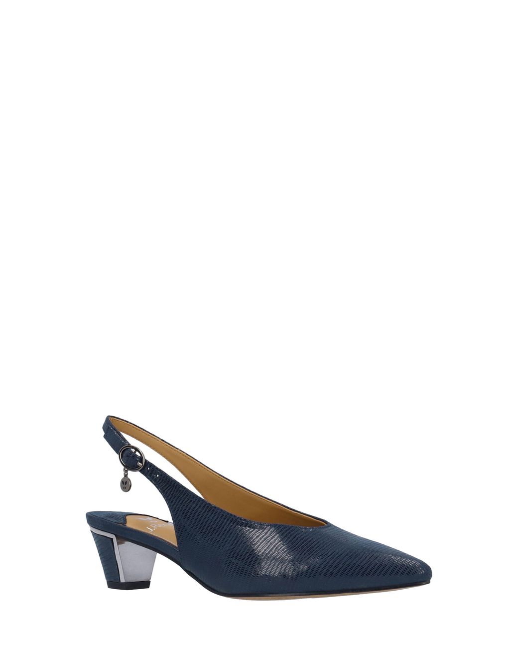 J. Reneé Blue Darra Slingback Pointed Toe Pump