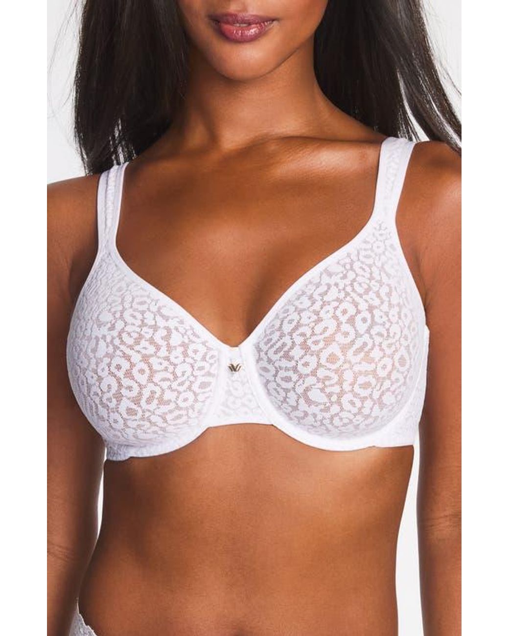 Wacoal White High Bar Underwire Bra