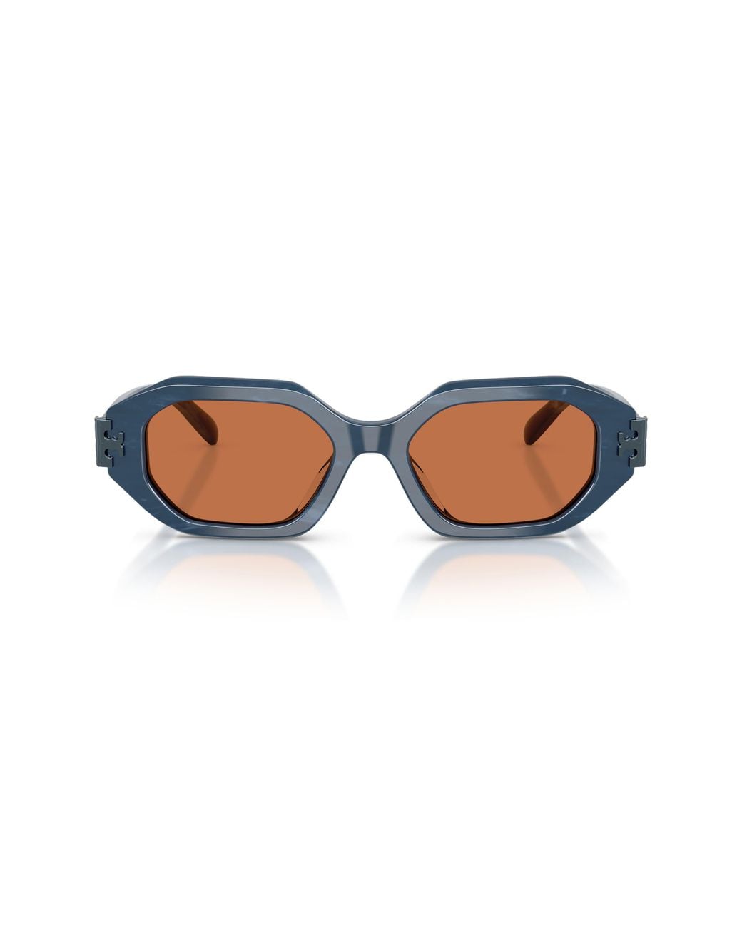 Tory Burch Brown 51Mm Irregular Sunglasses