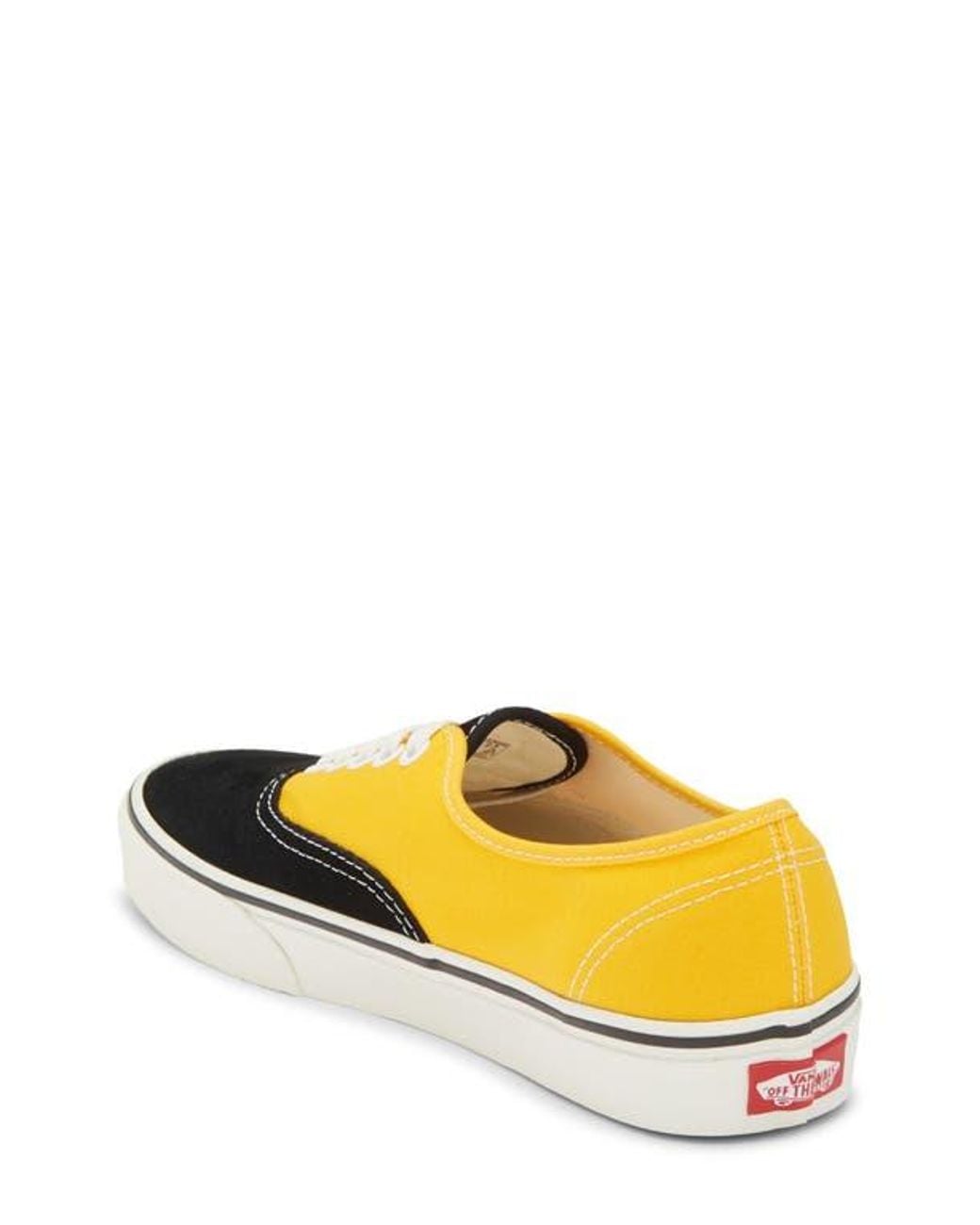 Vans Yellow Authentic Sneaker for men