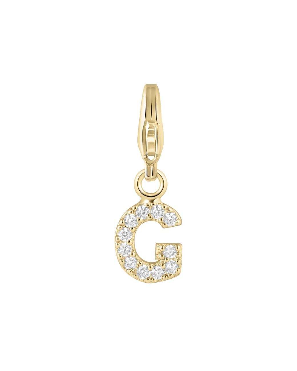 Electric Picks Metallic Initial Charm
