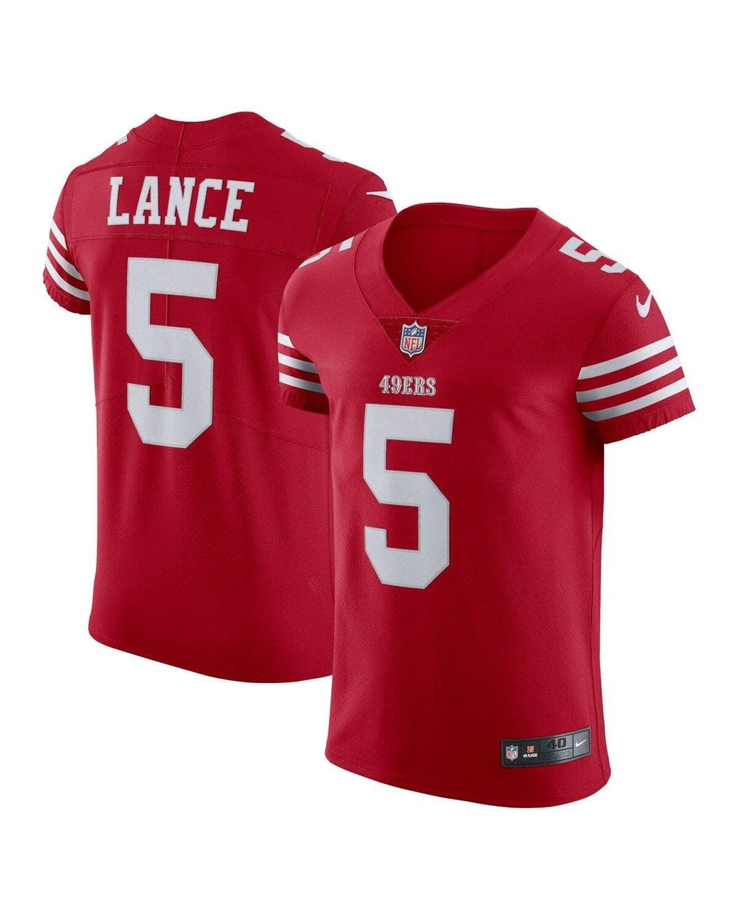 Trey Lance San Francisco 49ers Nike Vapor Elite Jersey - White