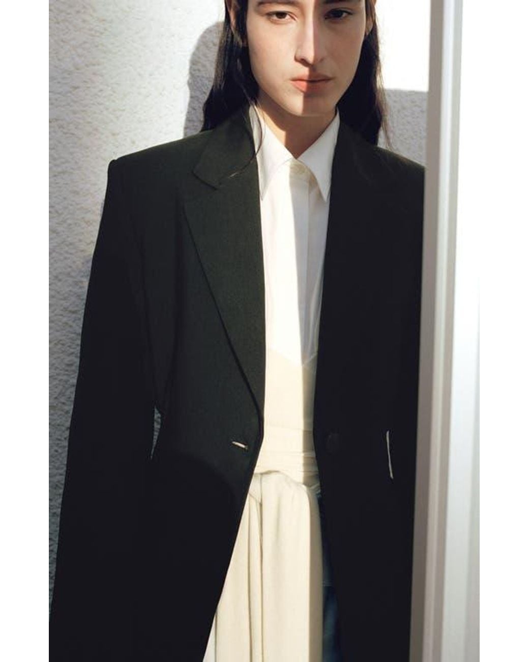 Mango Black Fitted Jacket