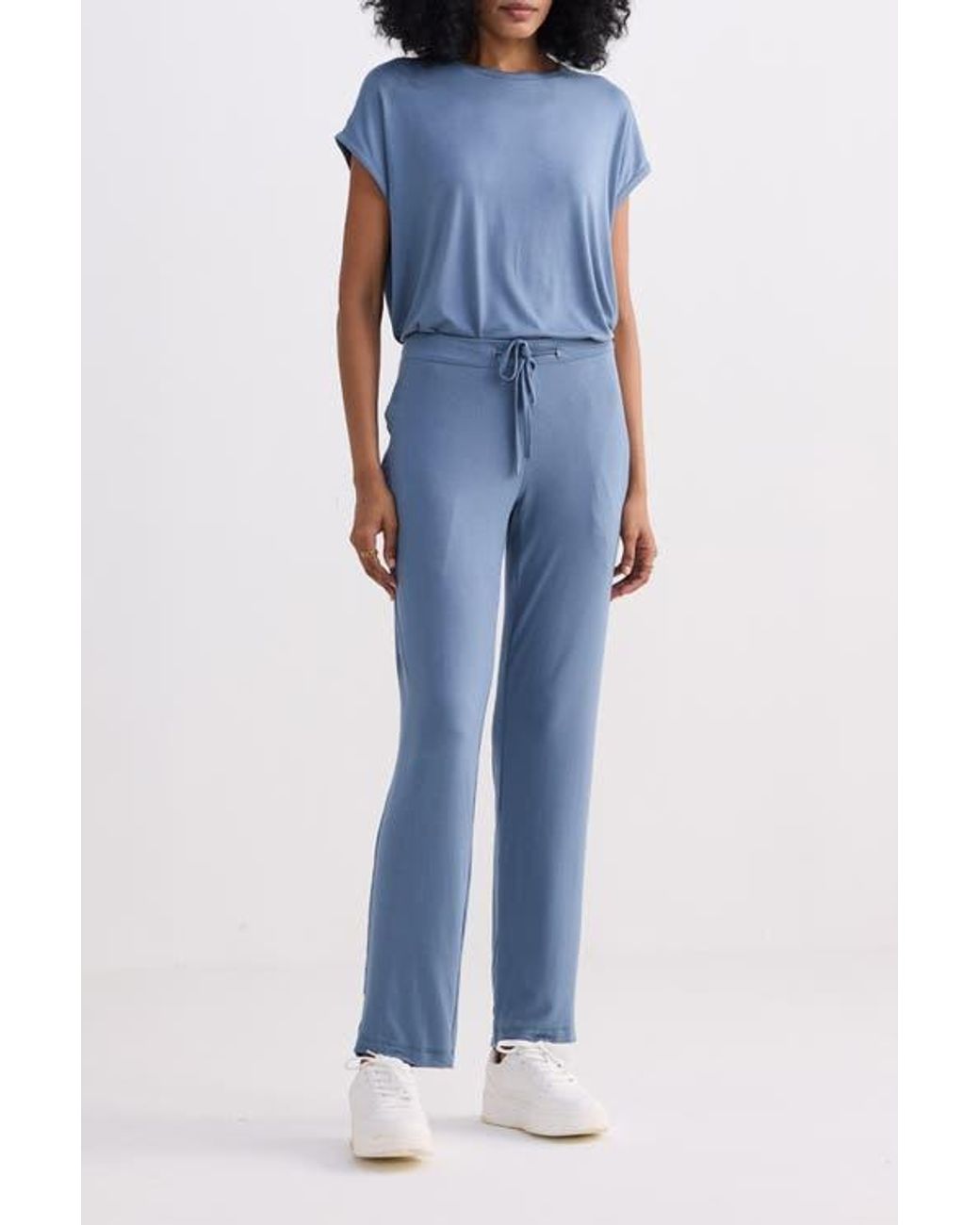 REISTOR Blue Relaxed Fit Tee Set