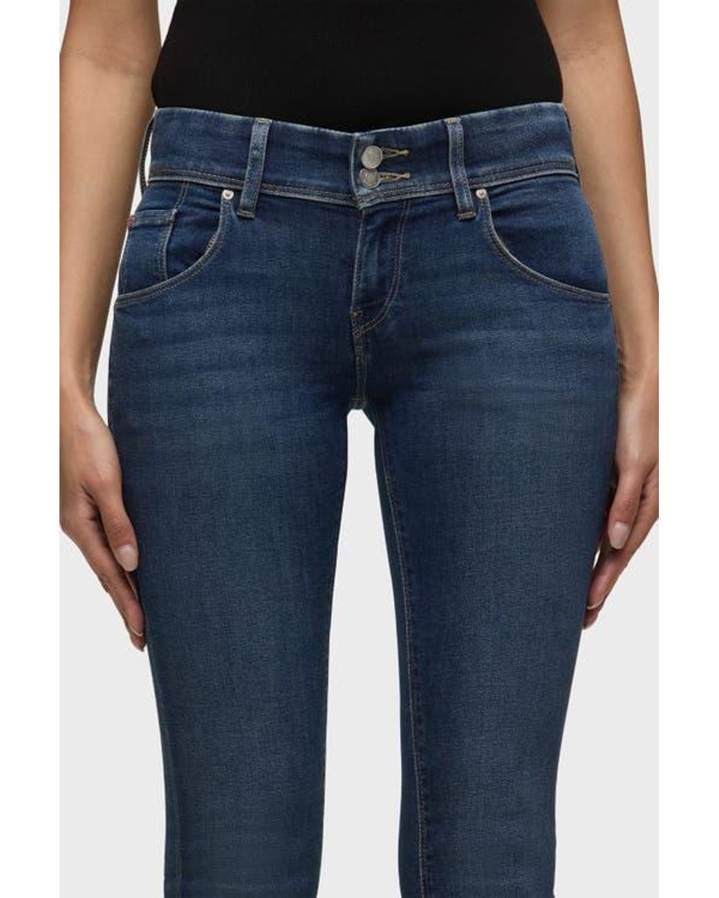 Hudson Blue Beth Mid-Rise Baby Bootcut Jean