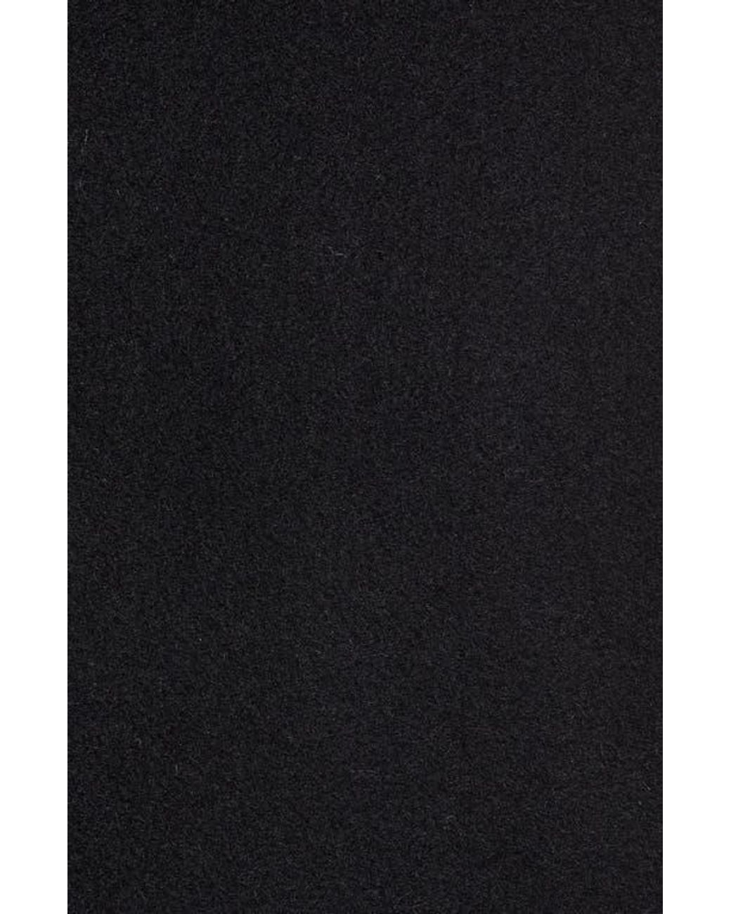 Schott Nyc Black Slim Fit Wool Blend Peacoat for men