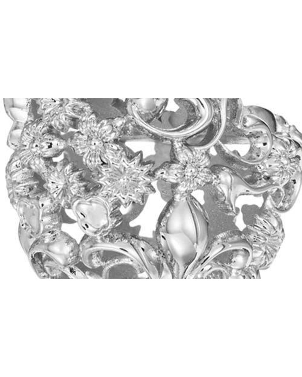 Tory Burch Metallic Filigree Wave Earrings