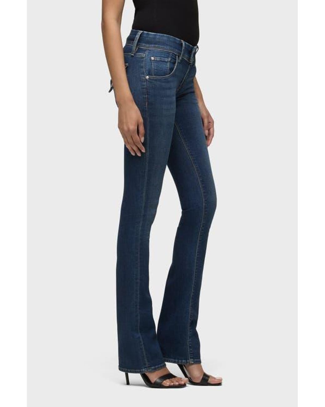 Hudson Blue Beth Mid-Rise Baby Bootcut Jean