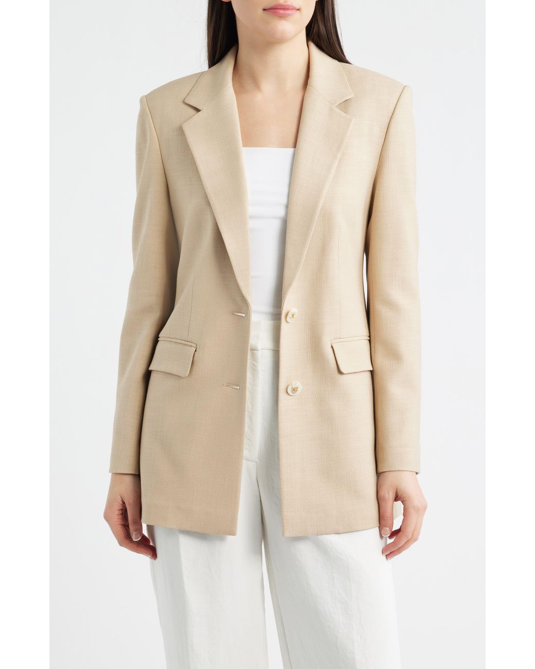 Kobi Halperin Natural Kyla Belted Jacket