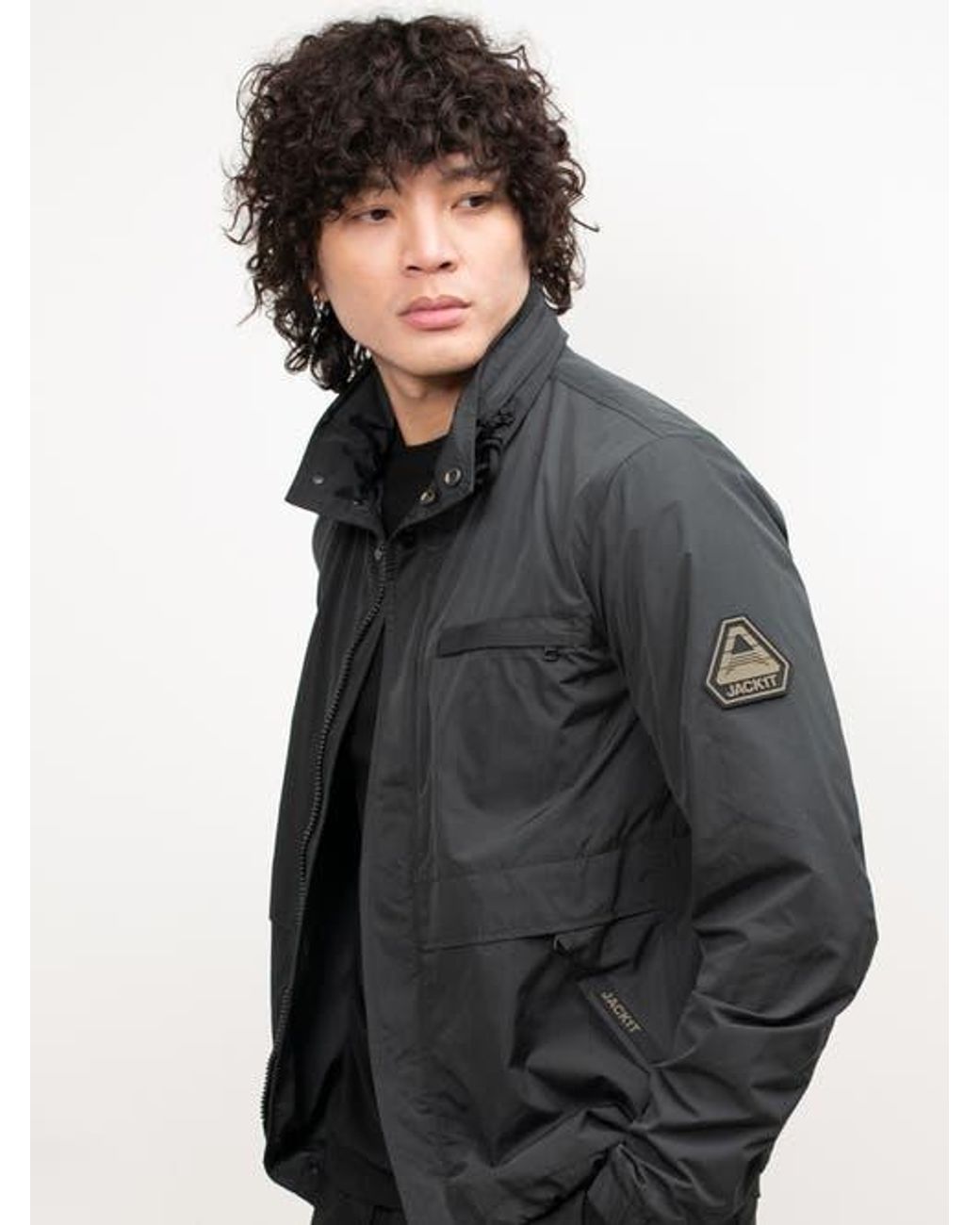 Jacket Black Atlas Lightweight Windbreaker Jacket for men