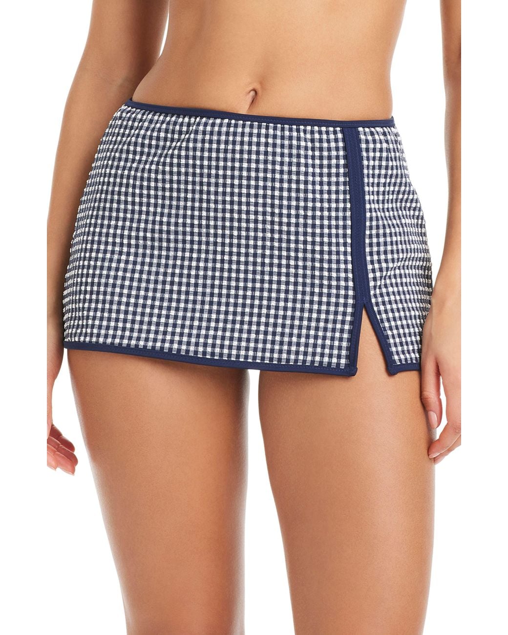 Sanctuary Blue Skirted Bikini Bottoms