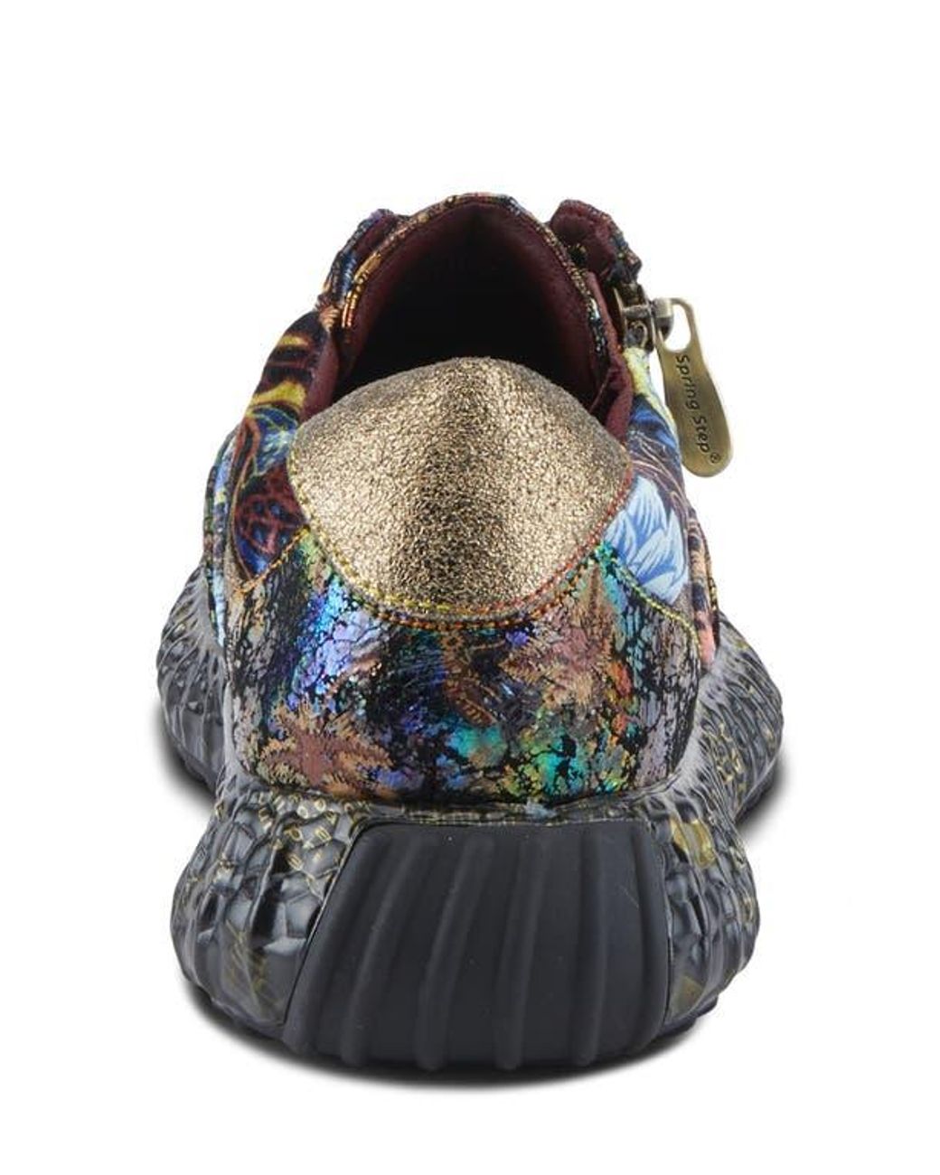 Spring Step Blue Javana Platform Sneaker