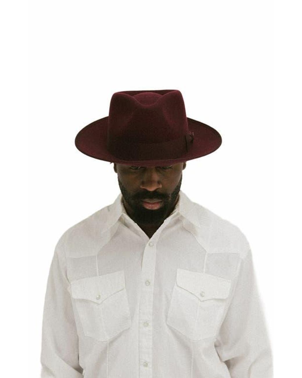 Two Roads Hat Co. Brown Waterloo Fedora for men