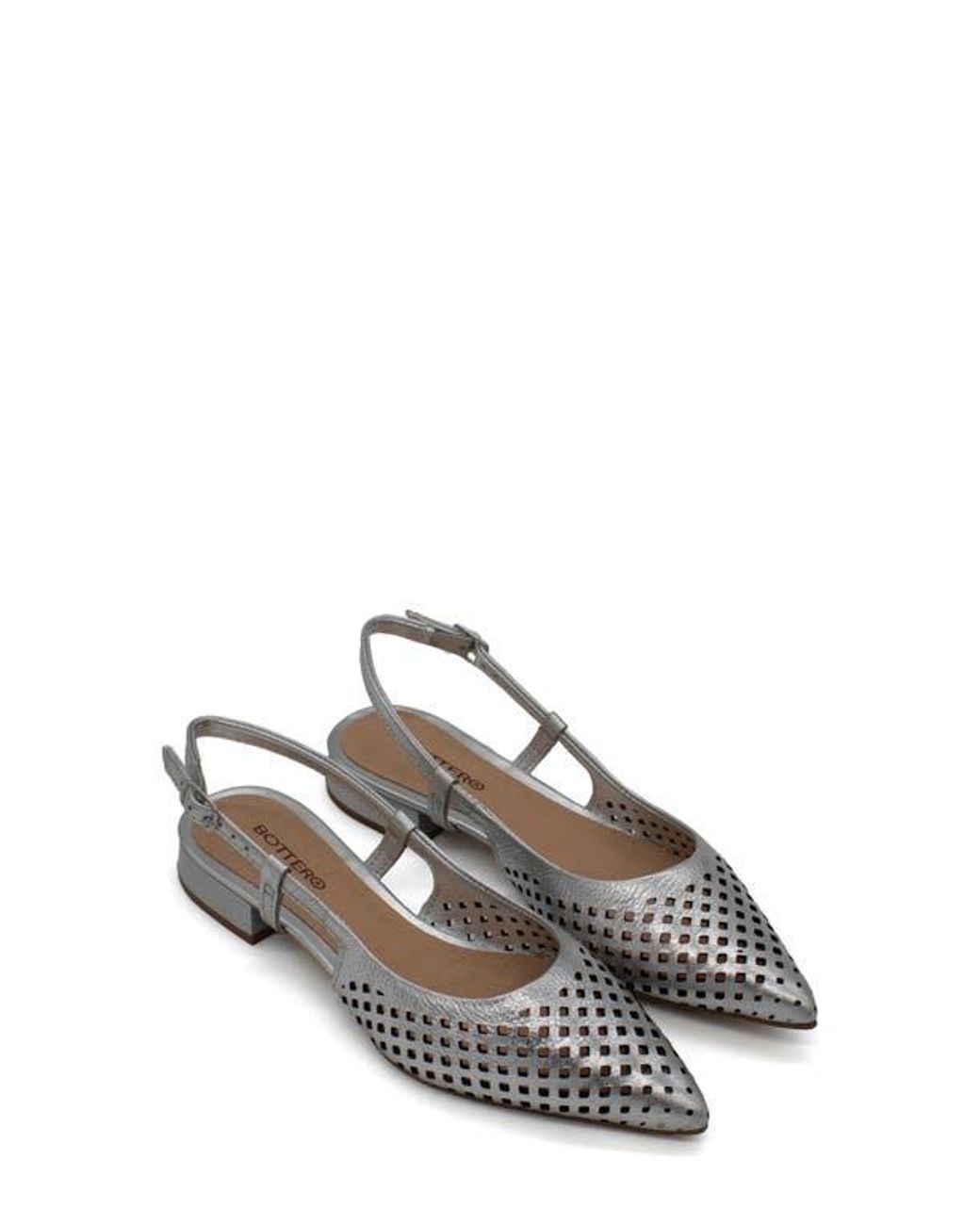 BOTTER Metallic Botalessandra Slingback Pointed Toe Pump