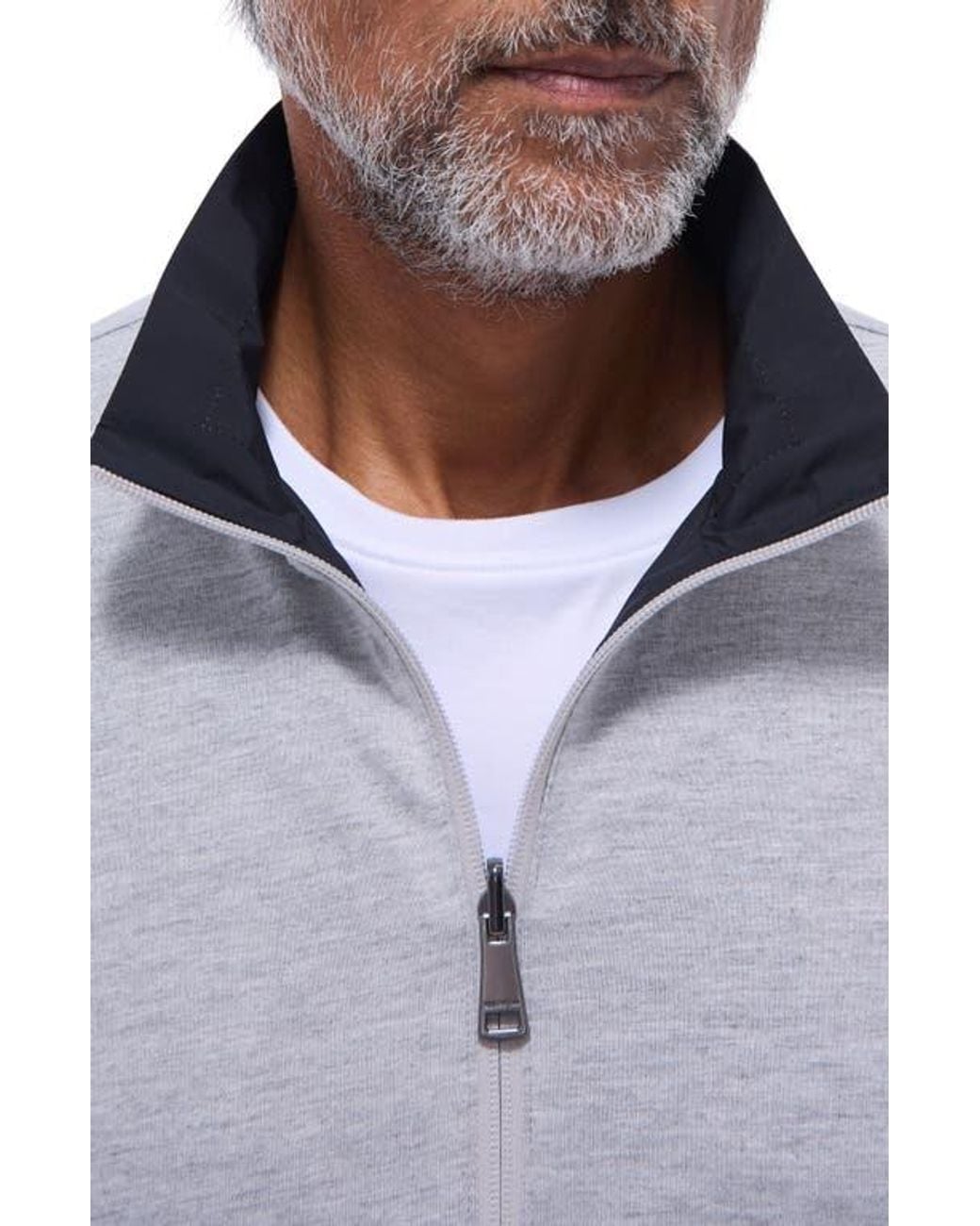 Bugatchi Blue Reversible Jacket for men