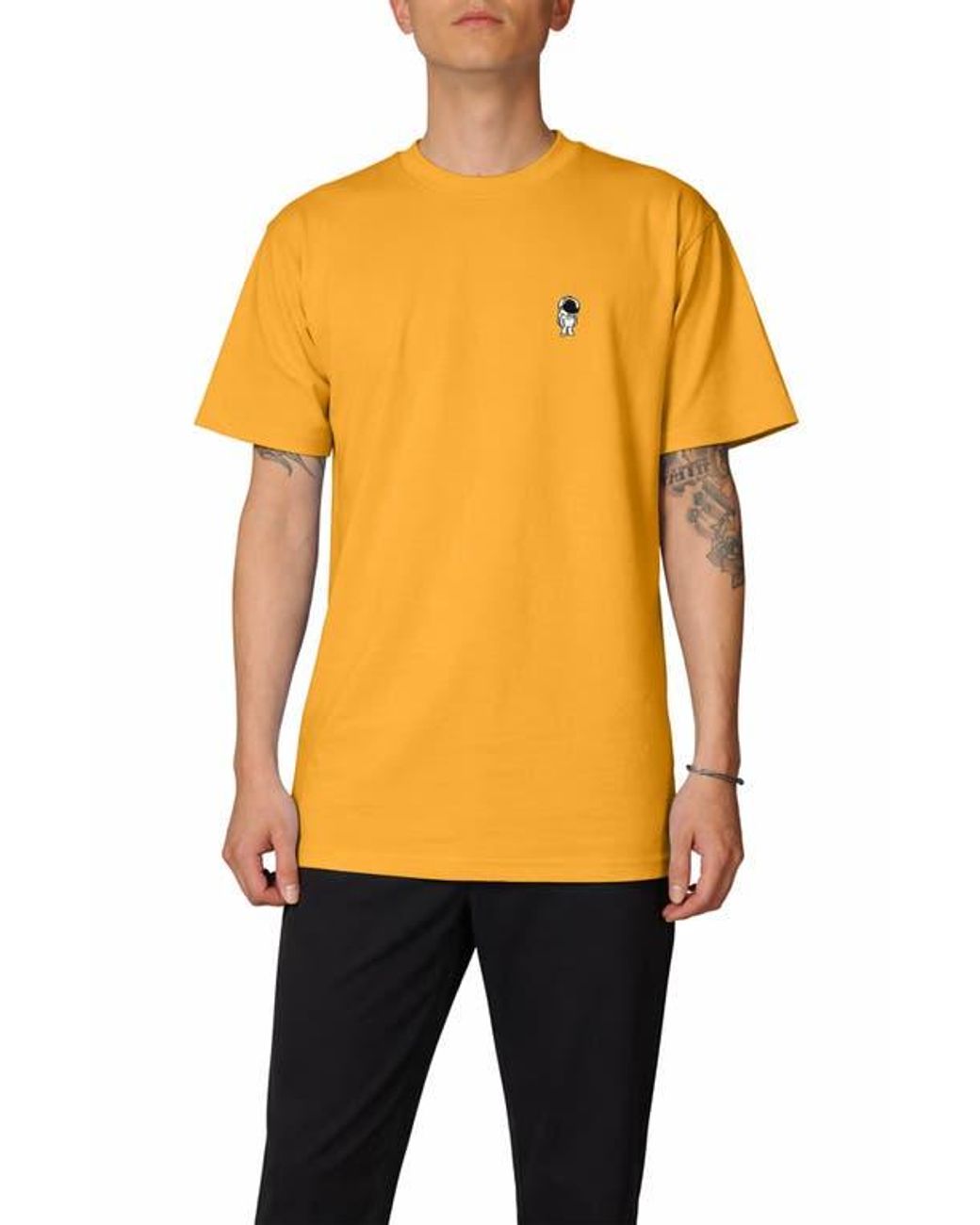 Alix Orange Astronaut Tee for men