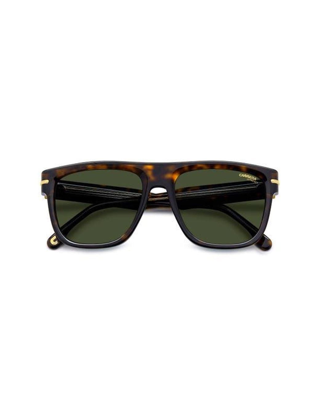Carrera Green 57Mm Rectangular Sunglasses for men