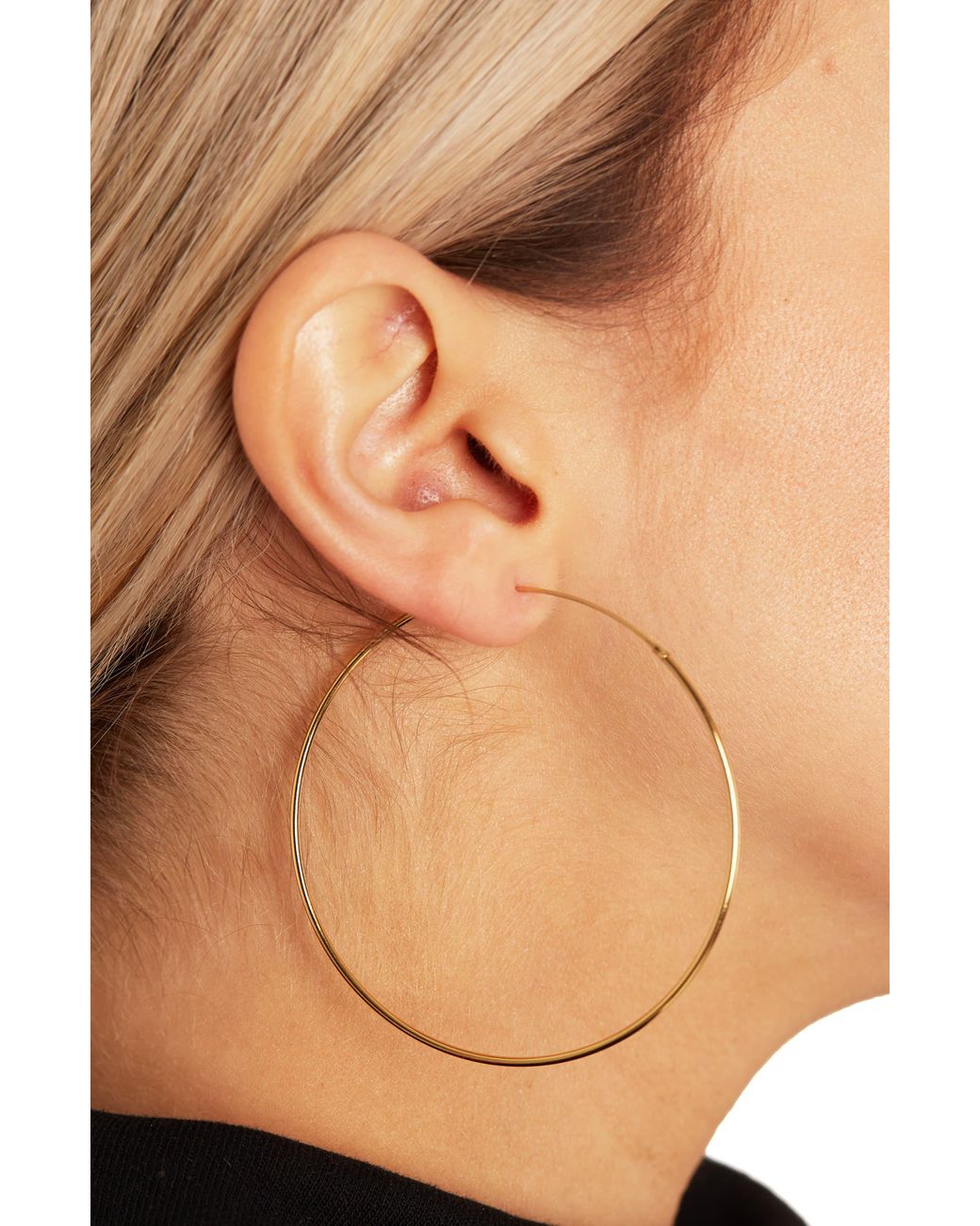 100MM Extra Large Gold Hoop Earrings 54 OFF  munaadicom
