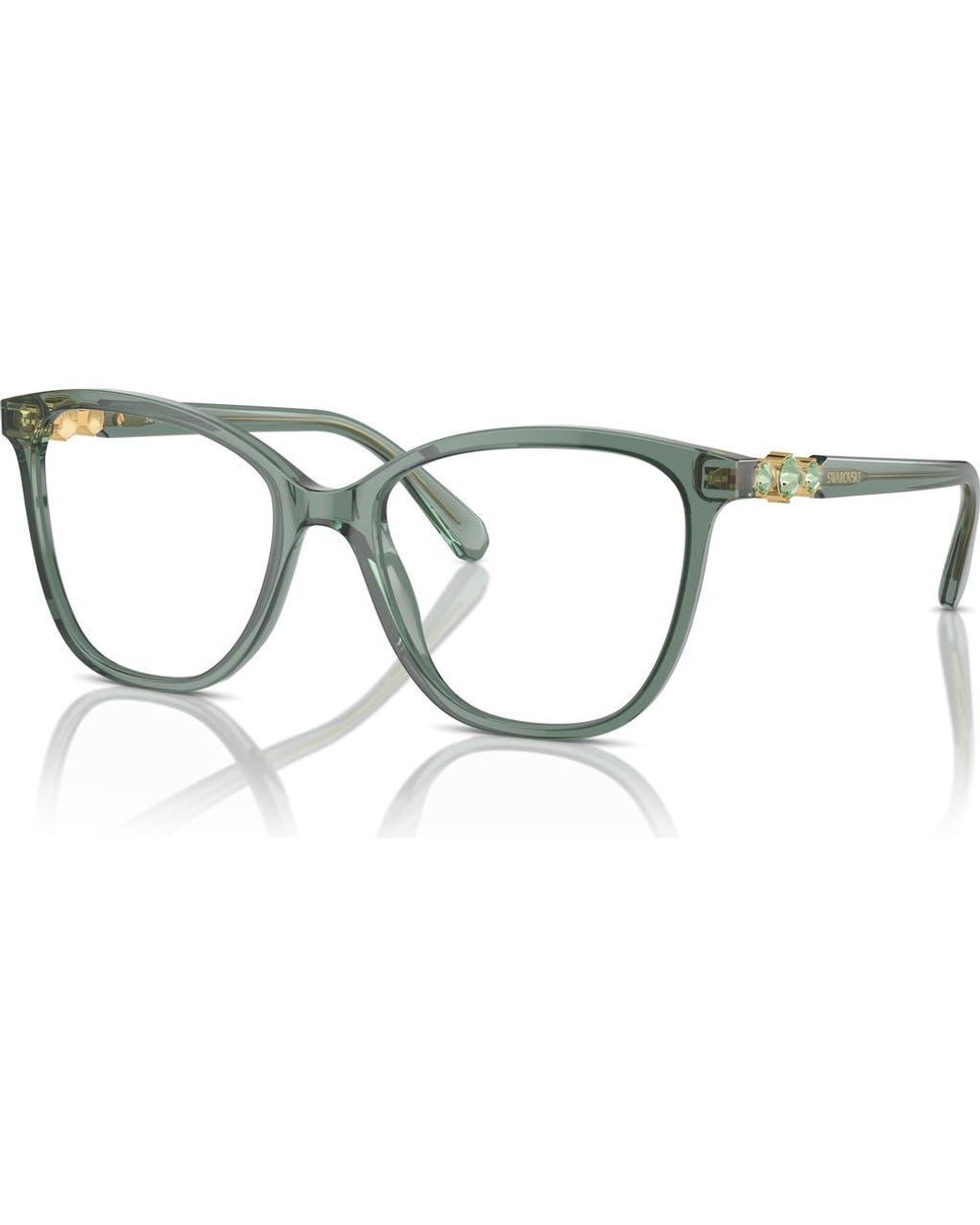 Swarovski Metallic 52Mm Square Optical Glasses