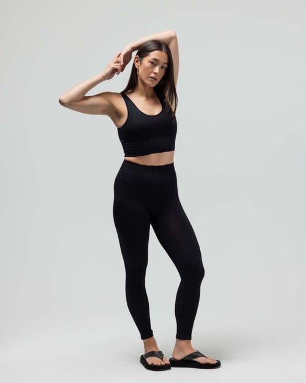 Reformer Blue The Ribbed Legging