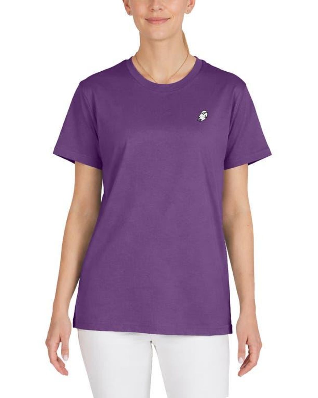 Alix Purple Ghost Mode Jersey Relaxed Tee