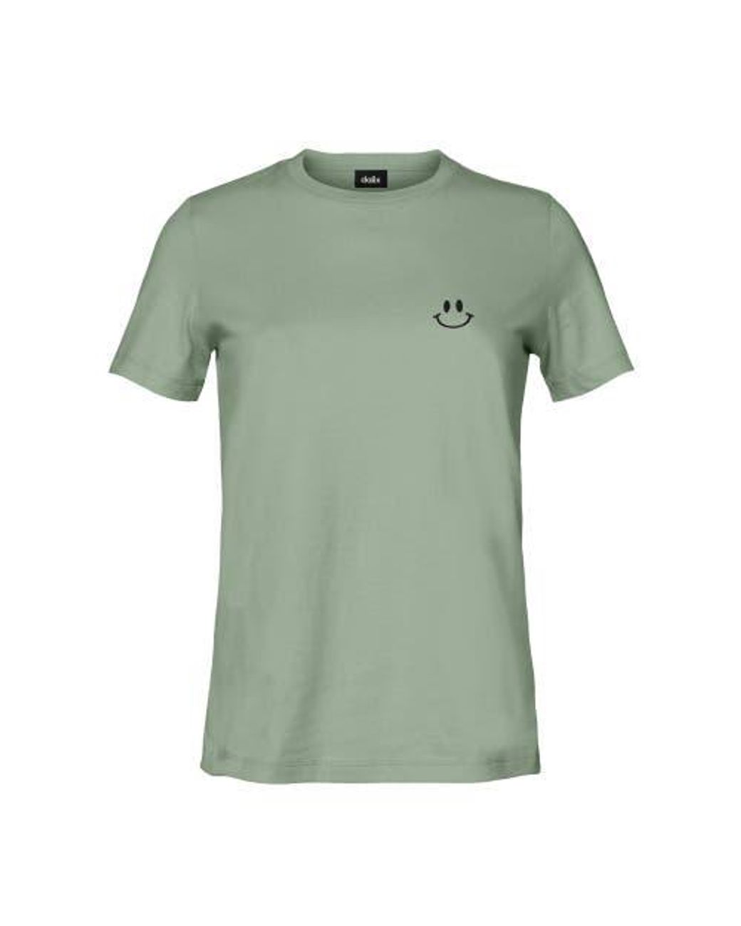 Alix Green Smile Face Tee