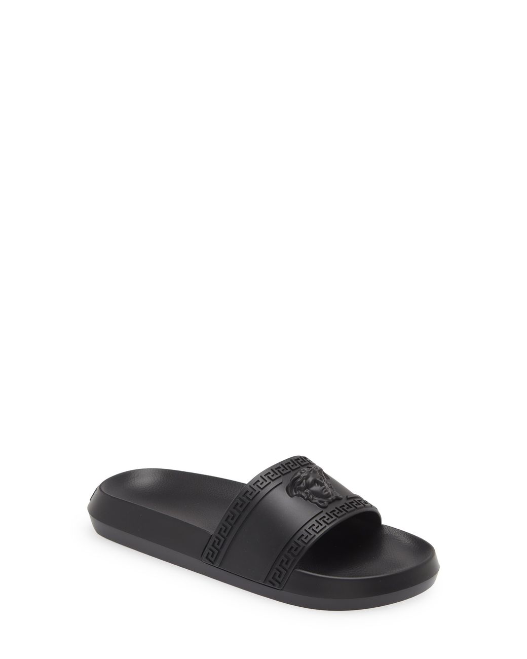 Versace Black Medusa Pool Slide for men