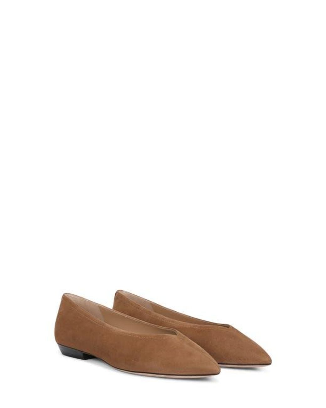 Veronica Beard Brown Bancroft Pointed Toe Flat