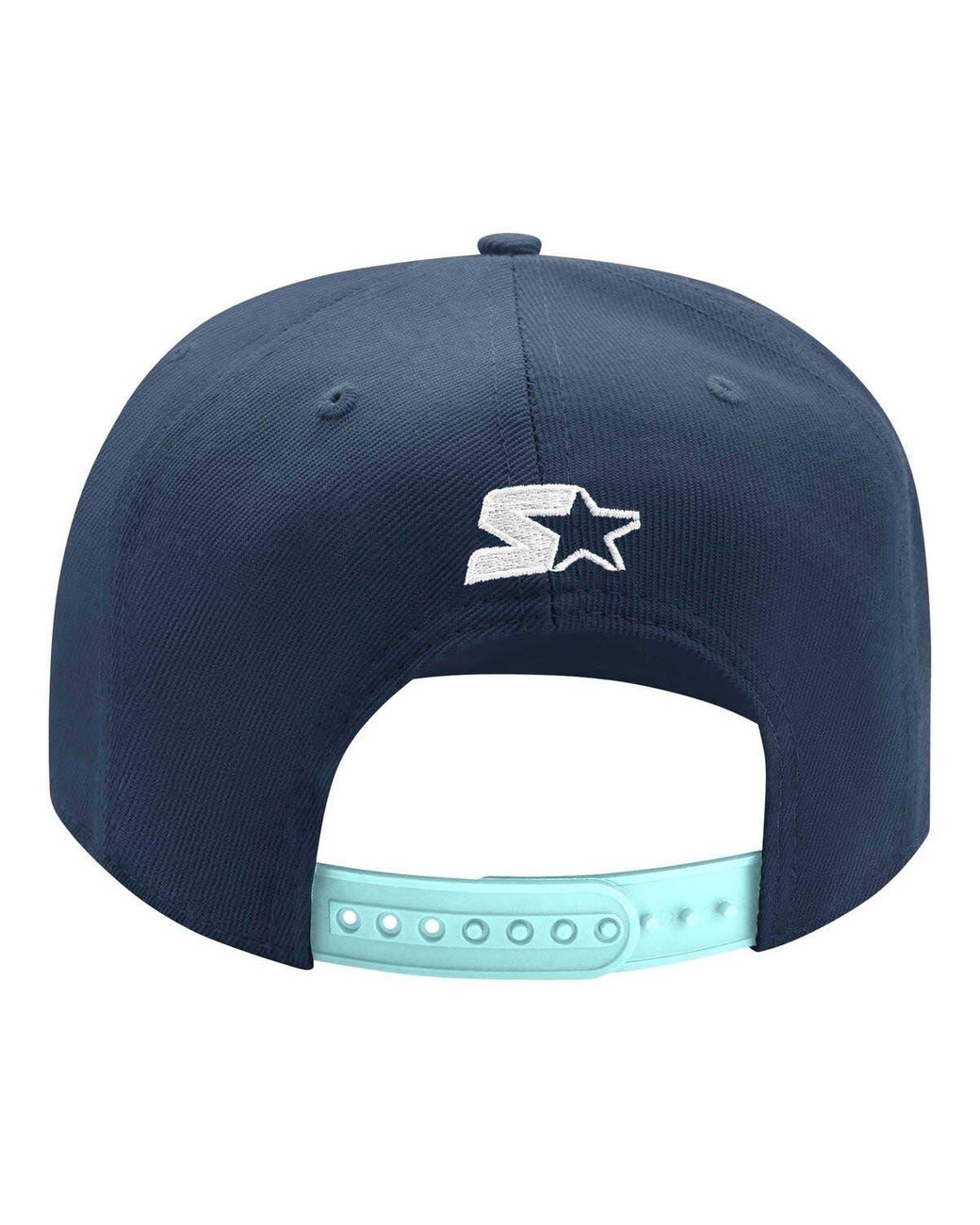 Starter Deep Sea Blue/light Blue Seattle Kraken Arch Logo Two-tone Snapback  Hat for Men | Lyst