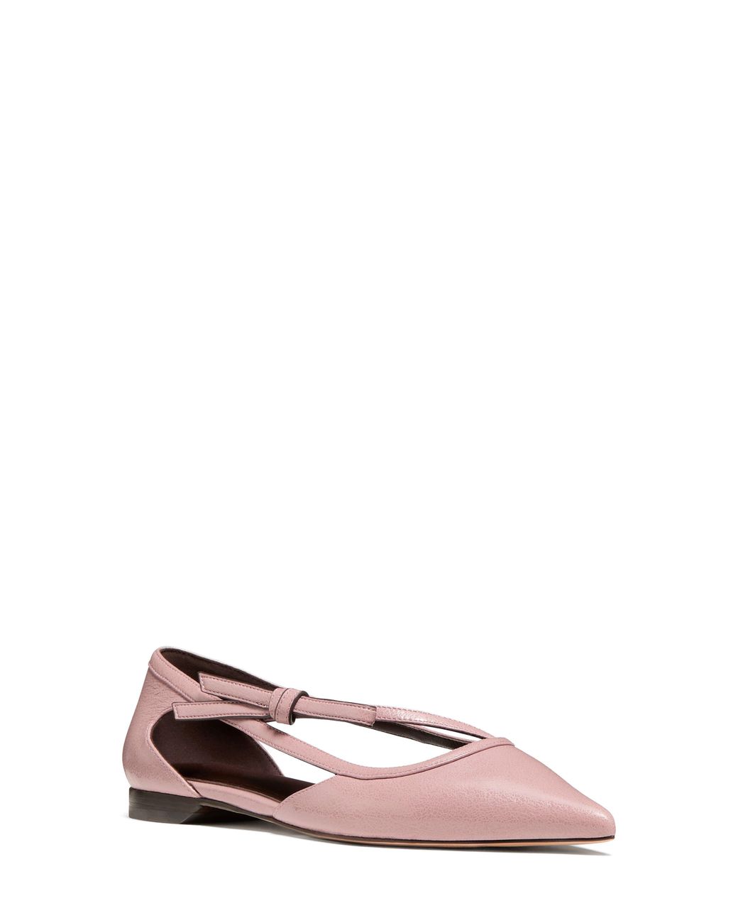 Kate Spade Pink Loop Pointed Toe Flat