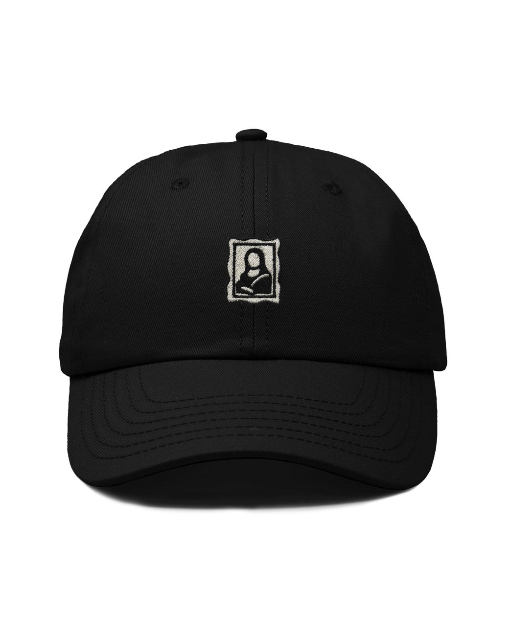 Alix Black Frame Dad Cap