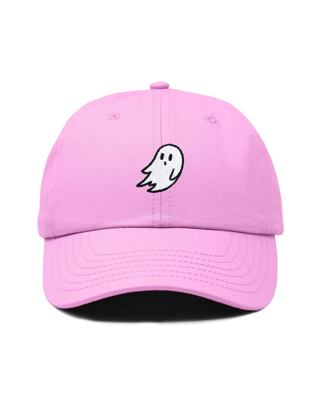 Alix Pink Ghost Embroidered Low Crown Cap