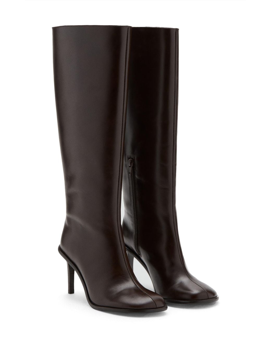 Mango Black Knee High Boot