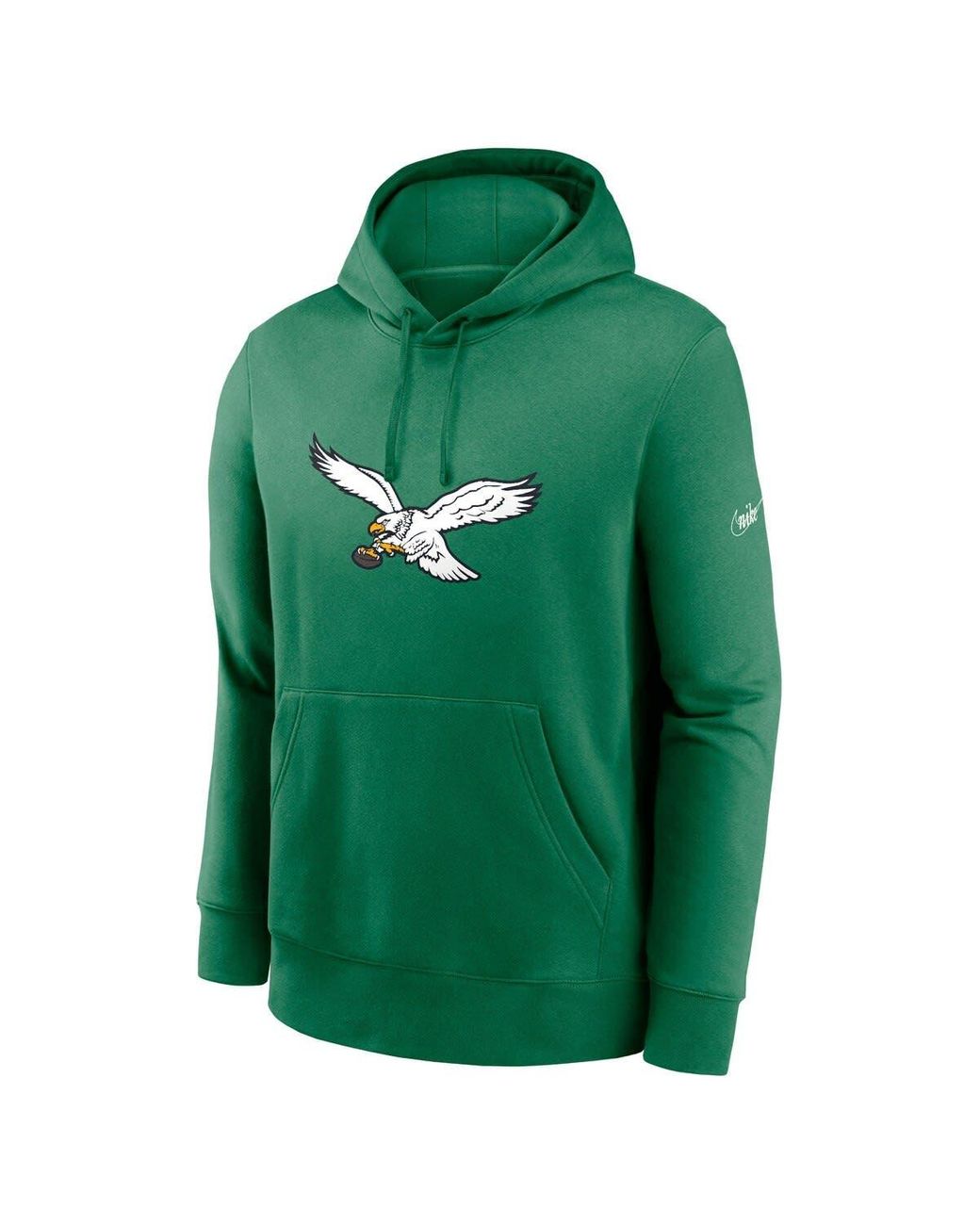 Nike Philadelphia Eagles Rewind Club Logo Pullover Hoodie At