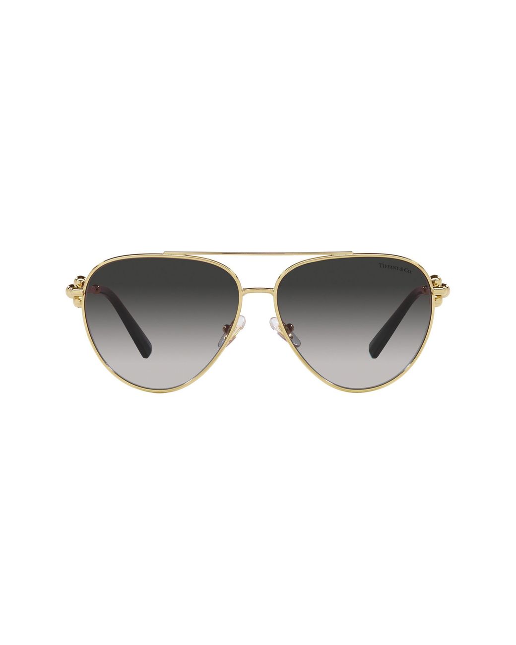 Tiffany & Co. 59mm Gradient Pilot Sunglasses in Metallic for Men | Lyst