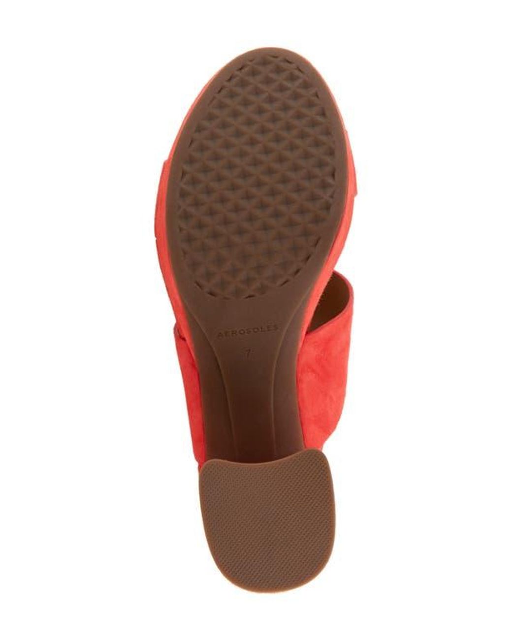 Aerosoles Red Camera Platform Sandal