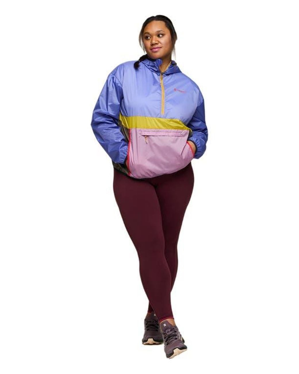 COTOPAXI Blue Teca Half-Zip Windbreaker