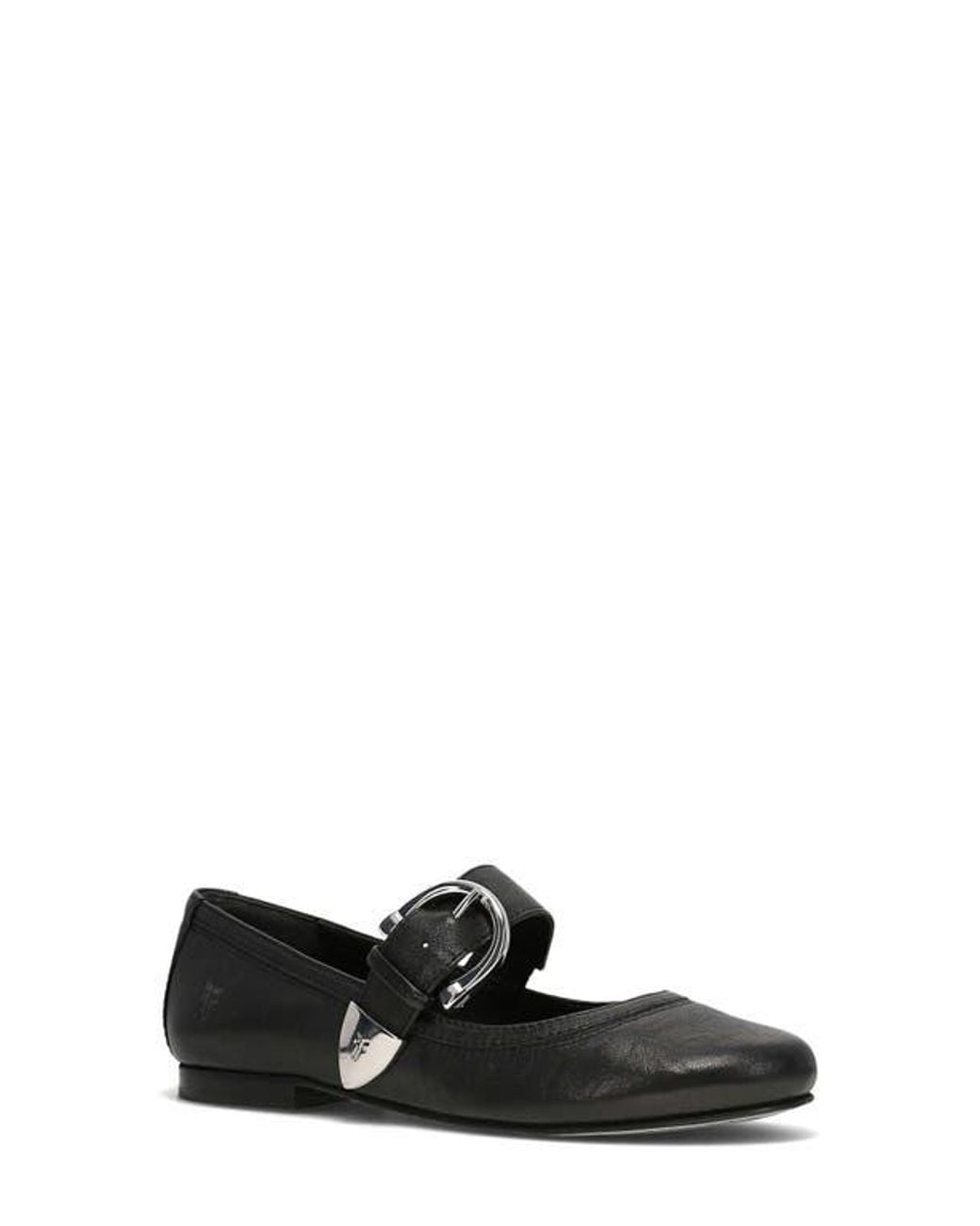 Frye Black Carson Mary Jane Flat