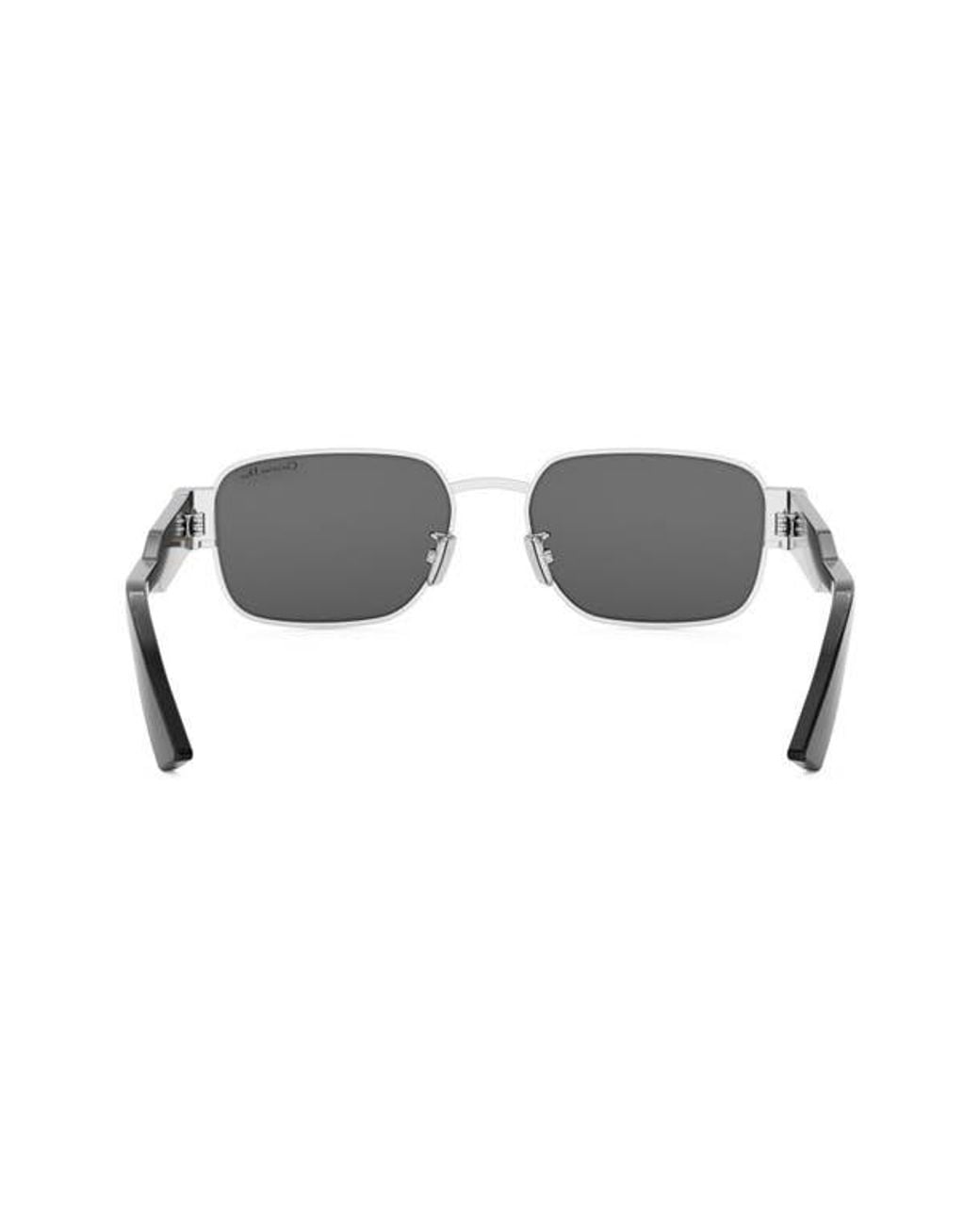 Dior Black Christian Label S2U Rectangle Sunglasses for men