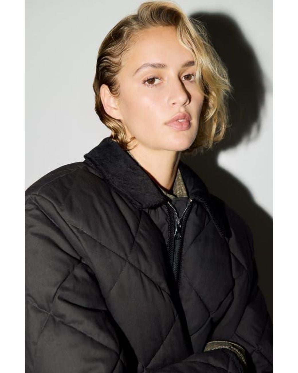 H&M Black Quilted Jacket