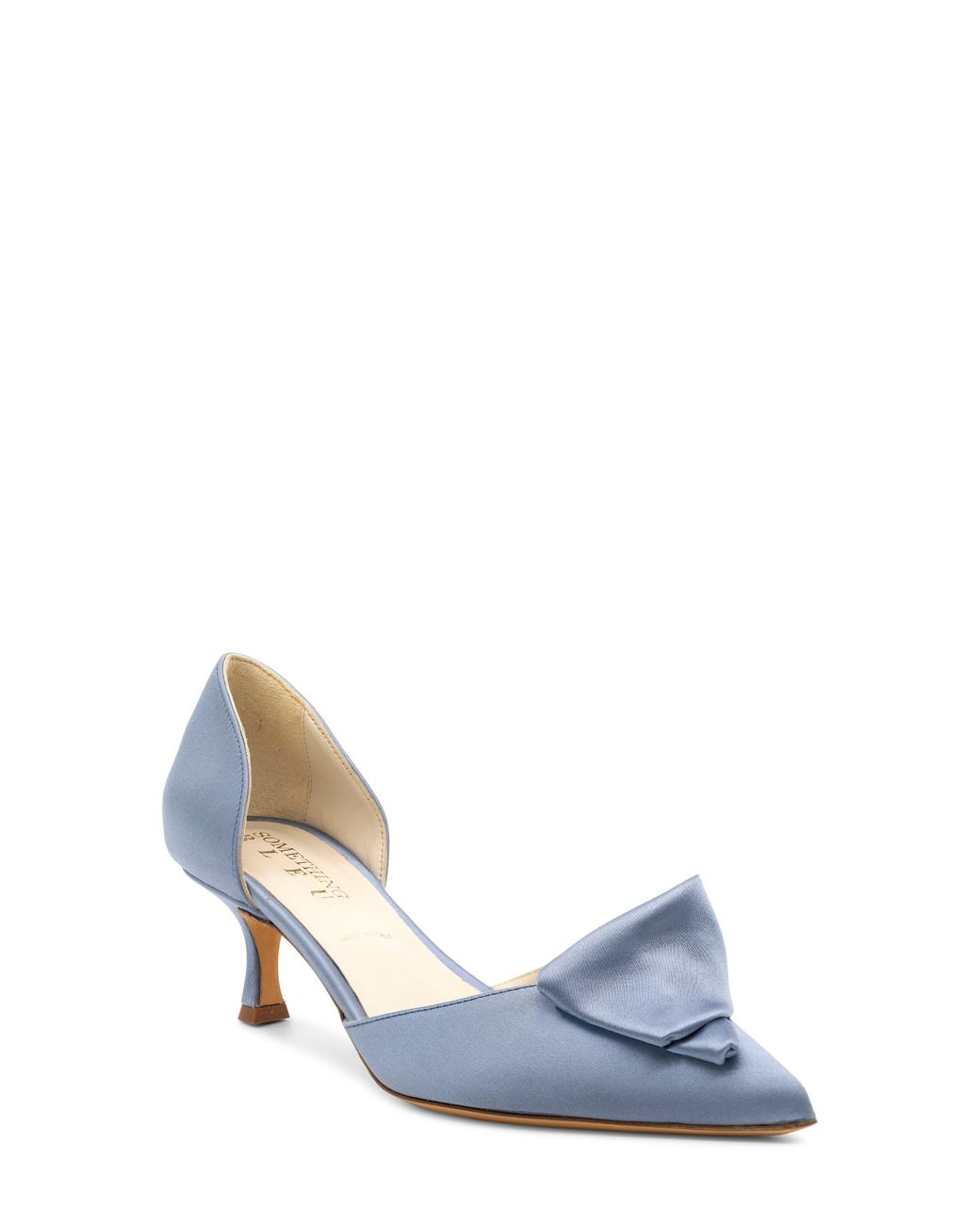 Something Bleu Sadie D'orsay Pointed Toe Pump in White | Lyst