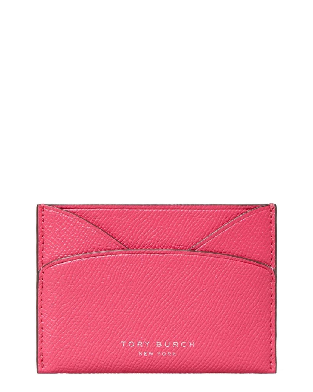 Tory Burch Pink Flat Card Case