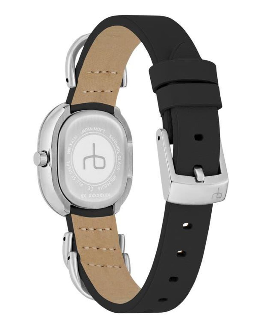 Rag & Bone Rory Leather Strap Watch, 25Mm in Black | Lyst
