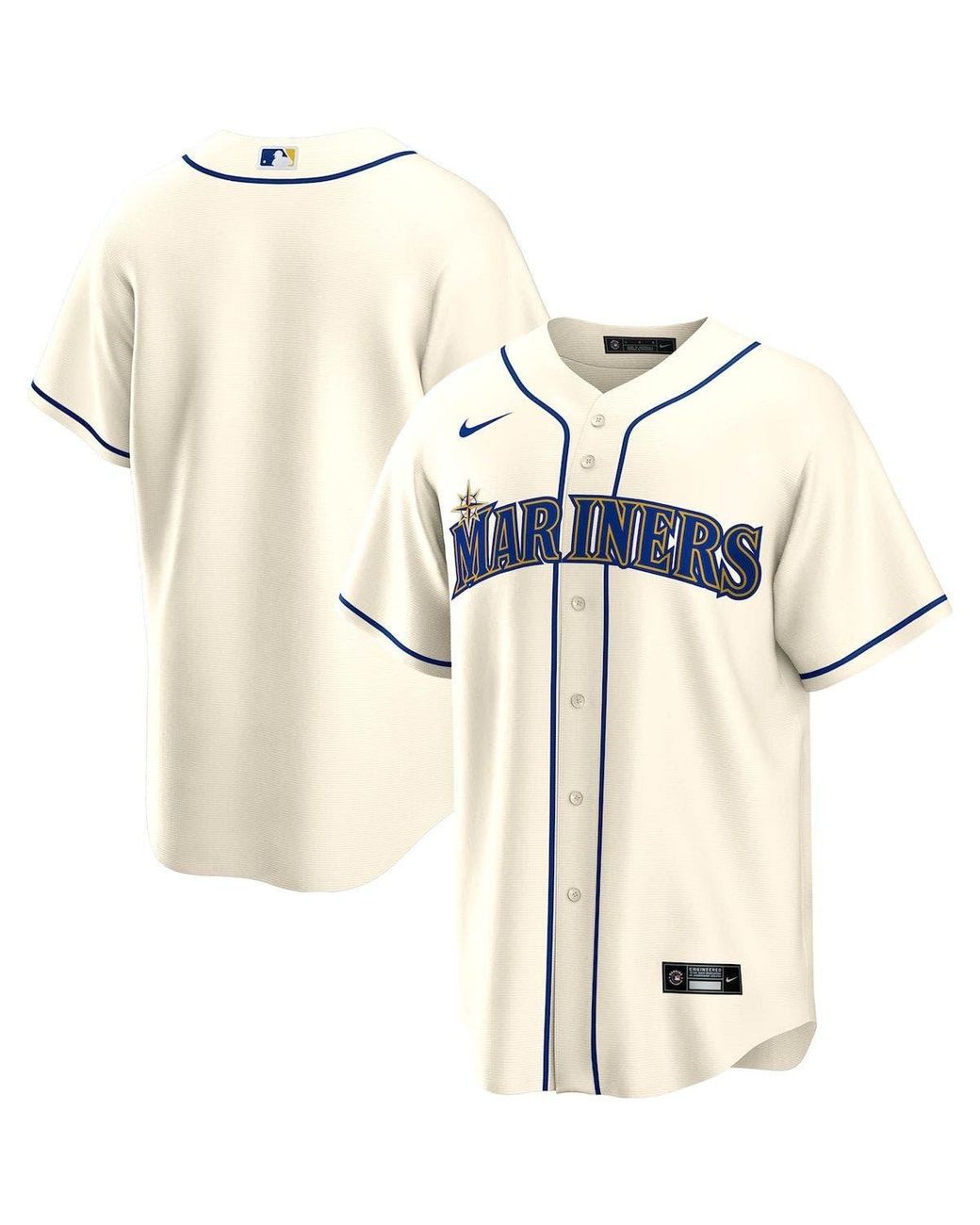 Nike Cream Seattle Mariners Alternate Replica Team Jersey At Nordstrom in  White for Men